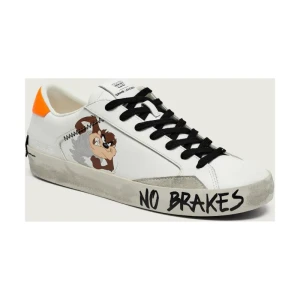 Crime London Skórzane sneakersy DISTRESSED | Crime London X Looney Tunes