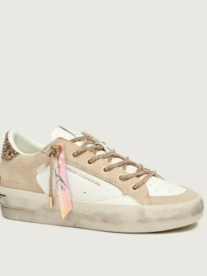 Zdjęcie produktu Crime London Skórzane sneakersy SK8 DELUXE WEDGE | zamsz