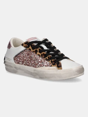 Crime London sneakersy DISTRESSED damskie kolor biały 25002AA8