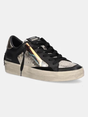 Crime London sneakersy skórzane SK8 DELUXE WEDGE damskie kolor czarny 25193AA8