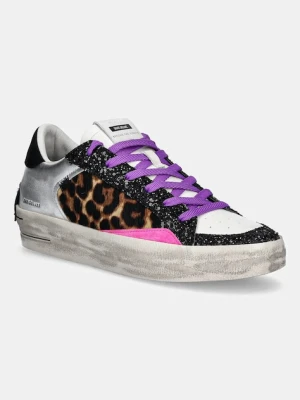 Crime London sneakersy skórzane SK8 DELUXE WEDGE damskie kolor multicolor 25194AA8