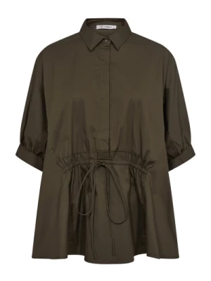 Crisp Wing Blouse Army Co'Couture
