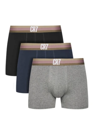 Cristiano Ronaldo CR7 Komplet 3 par bokserek 8100-49 Kolorowy