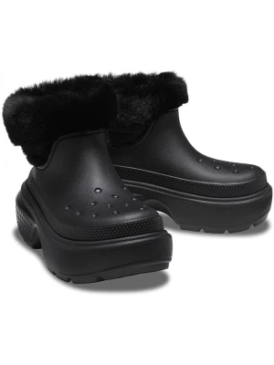 Crocs Botki zimowe "Stomp Lined" w kolorze czarnym rozmiar: 37-38