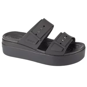 Crocs Brooklyn Low Wedge Sandal 207431-001, Damskie, Czarne, klapki, syntetyk, rozmiar: 36/37