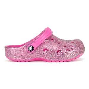 CROCS C-BAYA GLITTER CLOG T 207014-7AA Różowy
