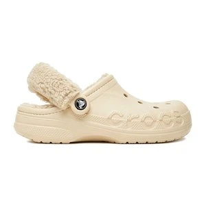 CROCS C-BAYA LINED FUZZ STRAP CLOG 206633-11S Beżowy