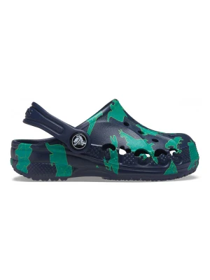 Crocs Chodaki "Baya Graphic" w kolorze granatowo-zielonym rozmiar: 20/21