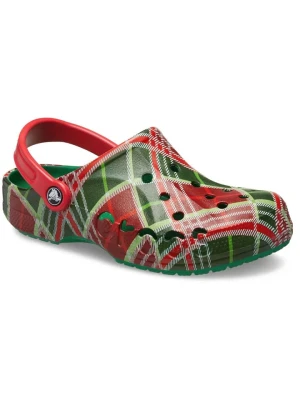 Crocs Chodaki "Baya Holiday" w kolorze zielono-czerwonym rozmiar: 23/24