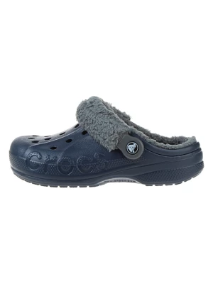 Crocs Chodaki "Baya Lined Fuzz Strap" w kolorze granatowo-antracytowym rozmiar: 36/37