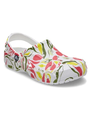 Crocs Chodaki "Baya" w kolorze białym ze wzorem rozmiar: 41/42
