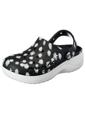 Zdjęcie produktu Crocs Chodaki "Baya" w kolorze czarno-białym na koturnie rozmiar: 34/35