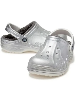 Crocs Chodaki "Baya" w kolorze srebrnym rozmiar: 37/38