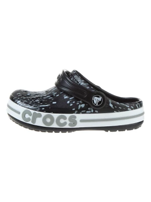 Crocs Chodaki "Bayaband Graphic" w kolorze czarnym ze wzorem rozmiar: 19/20