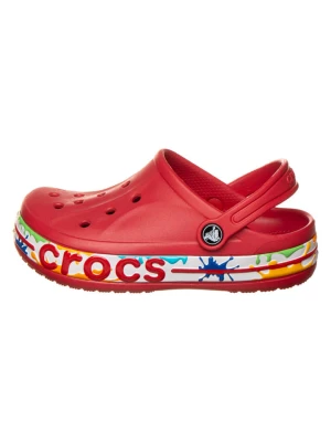 Crocs Chodaki "Bayaband Paint Splash" w kolorze czerwonym rozmiar: 22 / 23