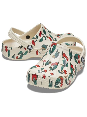 Crocs Chodaki "Bayaband" w kolorze beżowo-czerwono-zielonym rozmiar: 28/29