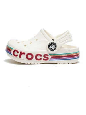 Crocs Chodaki "Bayaband" w kolorze kremowym ze wzorem rozmiar: 22/23