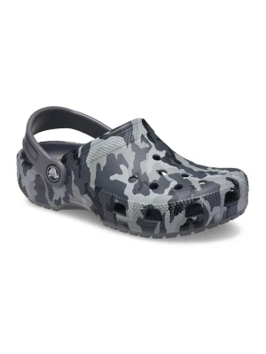 Crocs Chodaki "Classic Camo" w kolorze szaro-czarnym rozmiar: 19/20