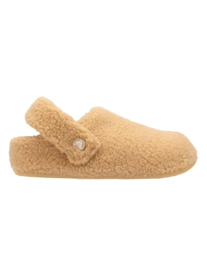 Crocs Chodaki "Classic Cozzzy" w kolorze jasnobrązowym rozmiar: 43/44