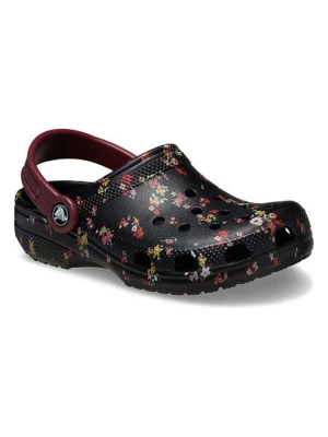 Crocs Chodaki "Classic Ditsy Floral" w kolorze czarnym ze wzorem rozmiar: 29/30