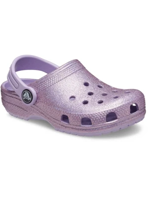 Crocs Chodaki "Classic Glitter" w kolorze fioletowym rozmiar: 20/21