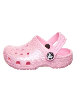 Crocs Chodaki "Classic Glitter" w kolorze jasnoróżowym rozmiar: 22/23