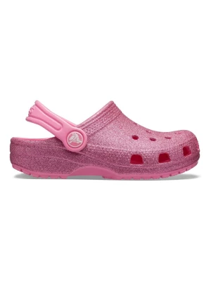 Crocs Chodaki "Classic Glitter" w kolorze różowym rozmiar: 19/20