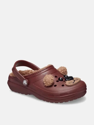 Crocs Chodaki "Classic Lined IAM" w kolorze brązowym rozmiar: 25/26