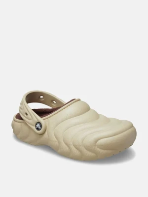 Crocs Chodaki "Classic Lined Overpuff" w kolorze beżowym rozmiar: 41/42