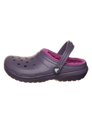 Crocs Chodaki "Classic Lined" w kolorze fioletowym rozmiar: 29 / 30