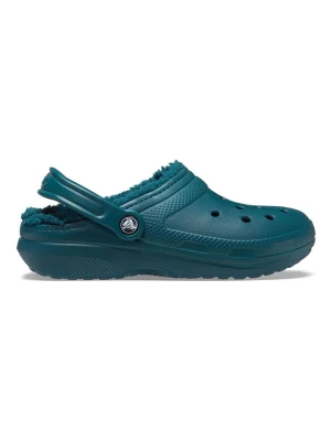 Crocs Chodaki "Classic Lined" w kolorze zielonym rozmiar: 43/44