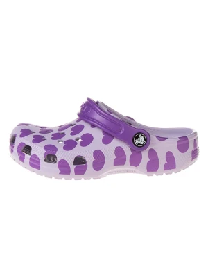 Crocs Chodaki "Easy Icon" w kolorze fioletowym rozmiar: 29/30