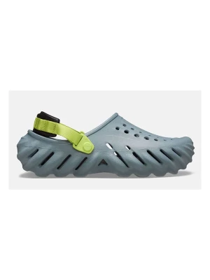Crocs Chodaki "Echo" w kolorze szaro-limonkowym rozmiar: 39/40