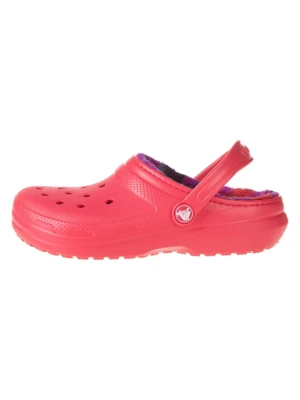 Crocs Chodaki "Lined Bold Check" w kolorze czerwonym rozmiar: 28 / 29
