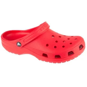 Crocs Classic 10001-6WC, Unisex, Czerwone, klapki, syntetyk, rozmiar: 36/37