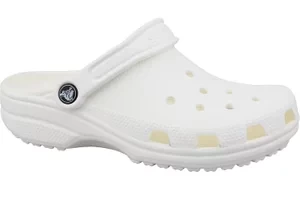 Crocs Classic Clog 10001-100, Dla chłopca, Białe, klapki, syntetyk, rozmiar: 41/42