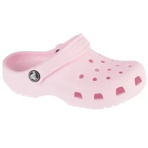 Crocs Classic Clog Kids 206991-6ZW, Dla chłopca, Różowe, klapki, syntetyk, rozmiar: 28/29