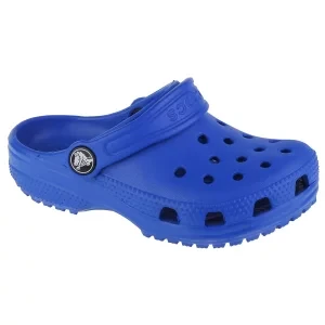 Crocs Classic Clog Kids T 206990-4KZ, Dla chłopca, Niebieskie, klapki, syntetyk, rozmiar: 23/24