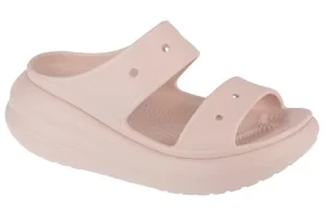 Crocs Classic Crush Sandal 207670-6UR, Damskie, Różowe, klapki, syntetyk, rozmiar: 41/42