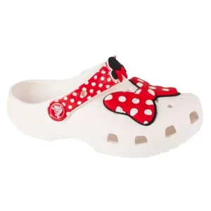 Crocs Classic Disney Minnie Mouse Clog 208710-119, Dla dziewczynki, Białe, klapki, syntetyk, rozmiar: 25/26