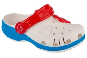 Crocs Classic Hello Kitty Iam Clog T 209469-100, Dla dzieci, Białe, klapki, syntetyk, rozmiar: 22/23