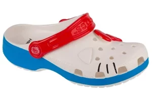 Crocs Classic Hello Kitty Iam Kids Clog 209454-100, Dla dzieci, Białe, klapki, syntetyk, rozmiar: 28/29