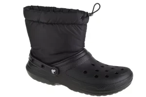 Crocs Classic Lined Neo Puff Boot 206630-060, Damskie, Czarne, śniegowce, syntetyk, rozmiar: 36/37