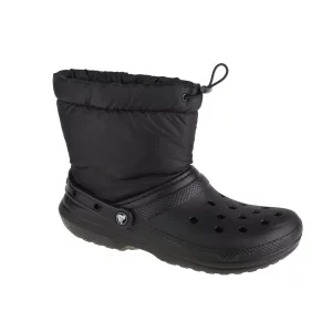 Crocs Classic Lined Neo Puff Boot 206630-060, Damskie, Czarne, śniegowce, syntetyk, rozmiar: 36/37