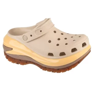 Crocs Classic Mega Crush Clog 207988-0LM, Damskie, Beżowe, klapki, syntetyk, rozmiar: 39/40