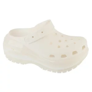 Crocs Classic Mega Crush Clog 207988-100, Damskie, Białe, klapki, syntetyk, rozmiar: 36/37