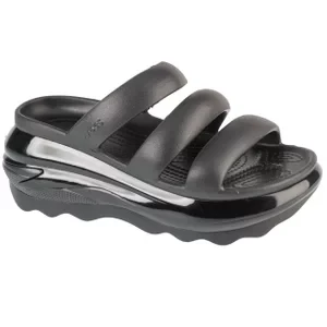 Crocs Classic Mega Crush Tripe Strap 209842-001, Damskie, Czarne, klapki, syntetyk, rozmiar: 38/39