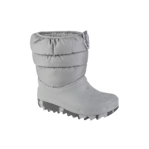 Crocs Classic Neo Puff Boot Kids 207684-007, Dla chłopca, Szare, śniegowce, syntetyk, rozmiar: 28/29