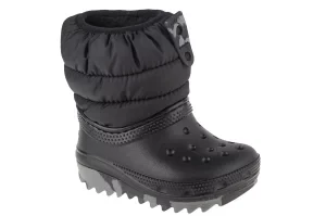 Crocs Classic Neo Puff Boot Toddler 207683-001, Dla chłopca, Czarne, śniegowce, syntetyk, rozmiar: 19/20