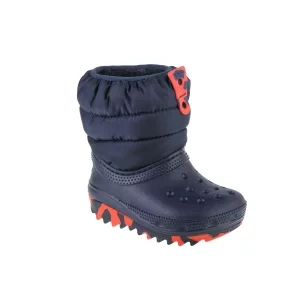 Crocs Classic Neo Puff Boot Toddler 207683-410, Dla chłopca, Granatowe, śniegowce, syntetyk, rozmiar: 19/20